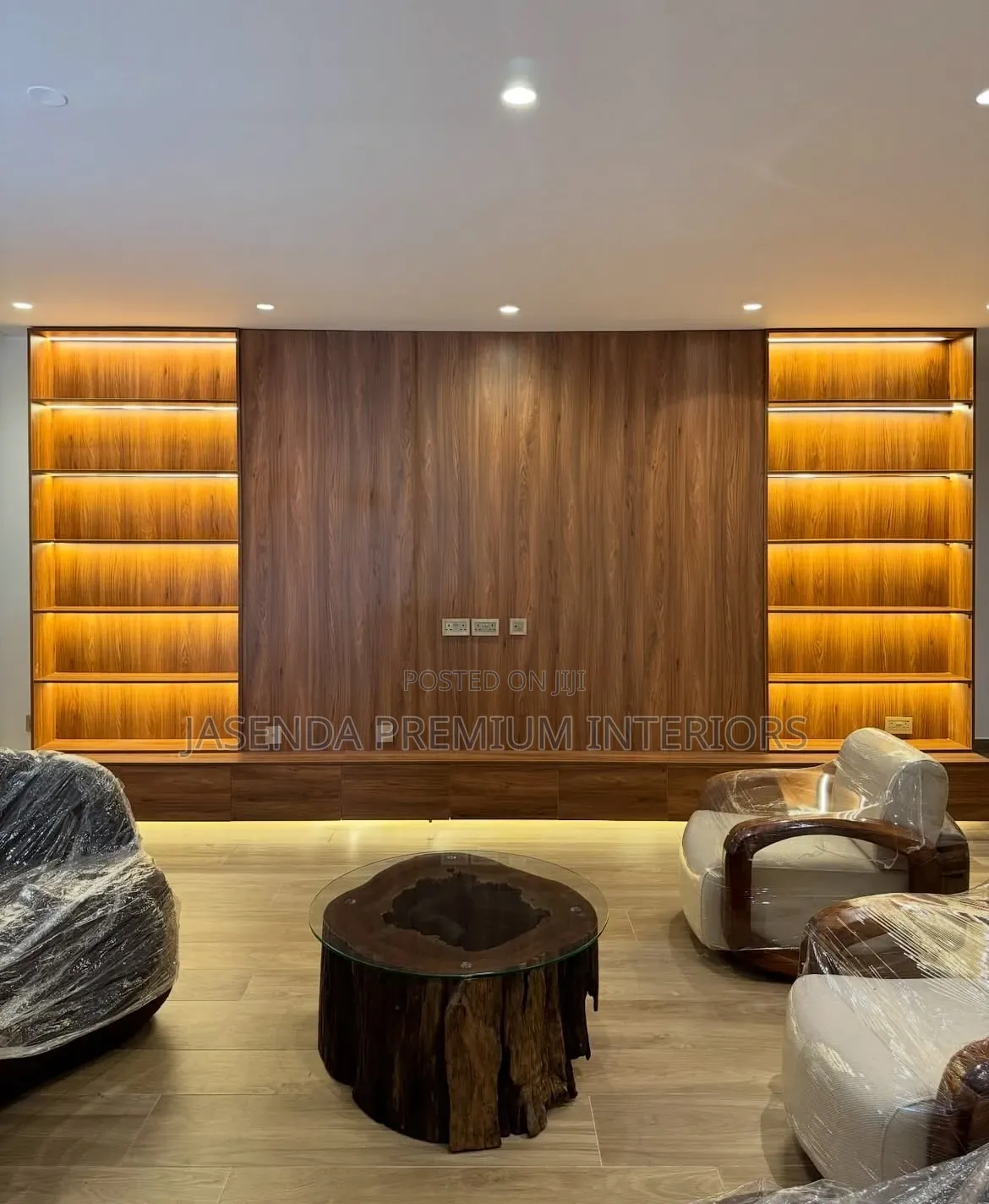 TV Wall Unit Full Wall Design | Floating TV Stand With LED