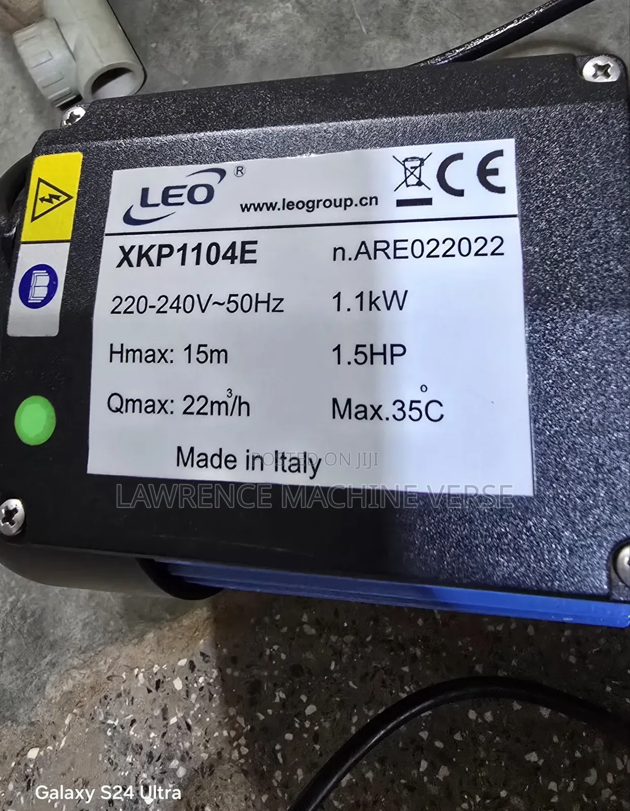 Swimming Pool Pump 1.1kw