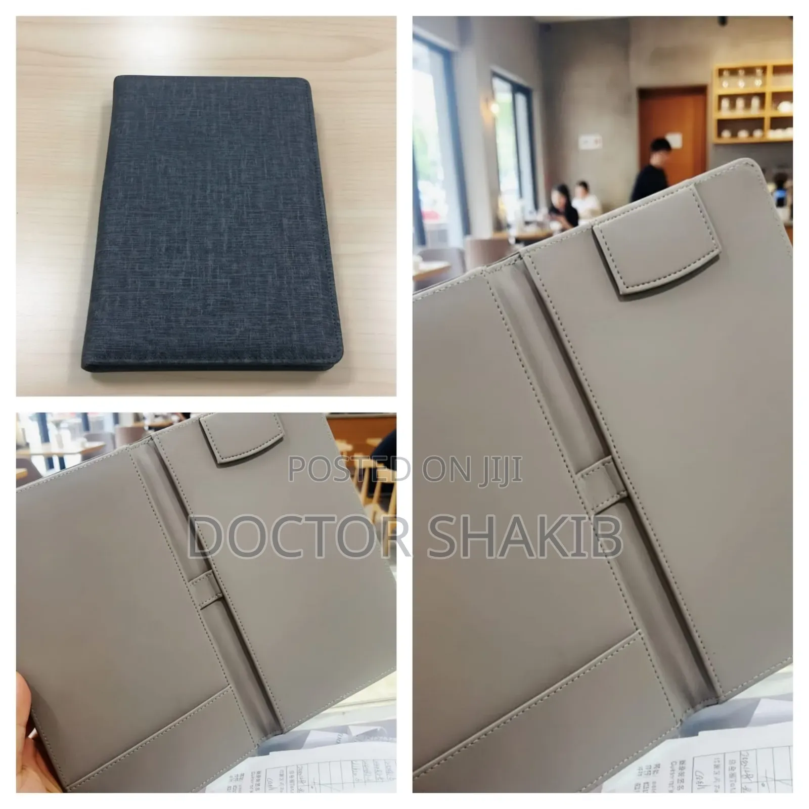 Leather Hotel Bill Presenter or Restaurant Check Holder