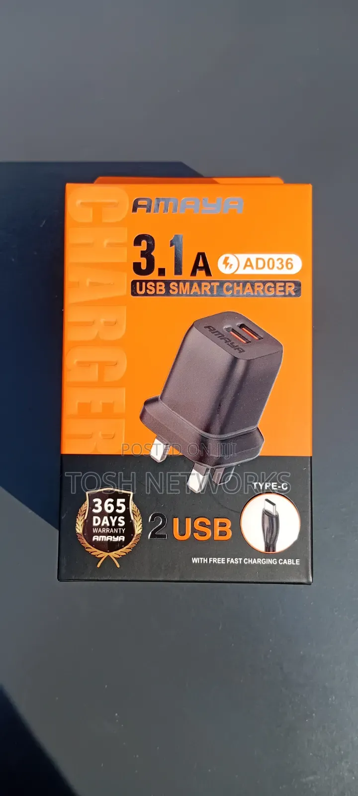 Amaya 3.1 a USB Smart Charger