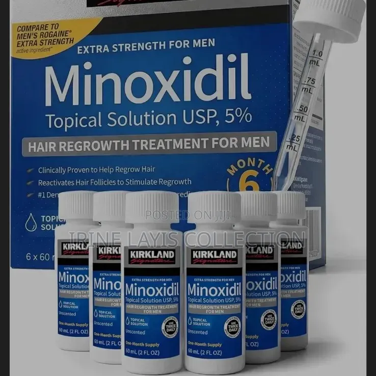 6pc Pack Minoxidil Hair Regrowth Treatment for Men.