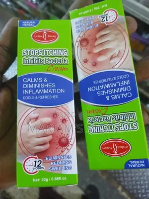 Natural Herbal Antibacterial Cream to Stop Itching on Skin