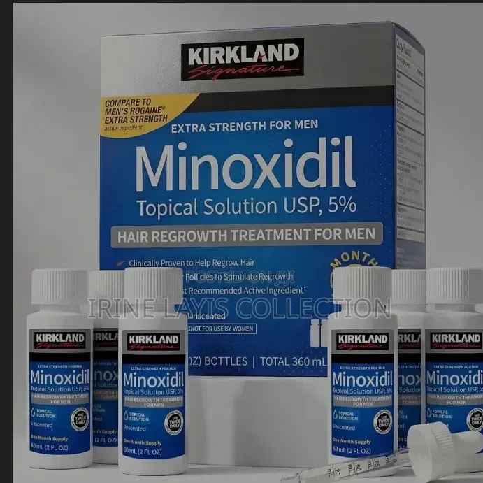 6pc Pack Minoxidil Hair Regrowth Treatment for Men.