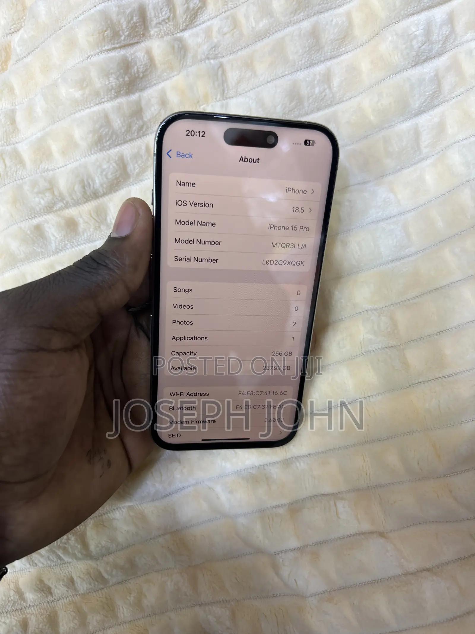Apple iPhone 15 Pro 256 GB Gray