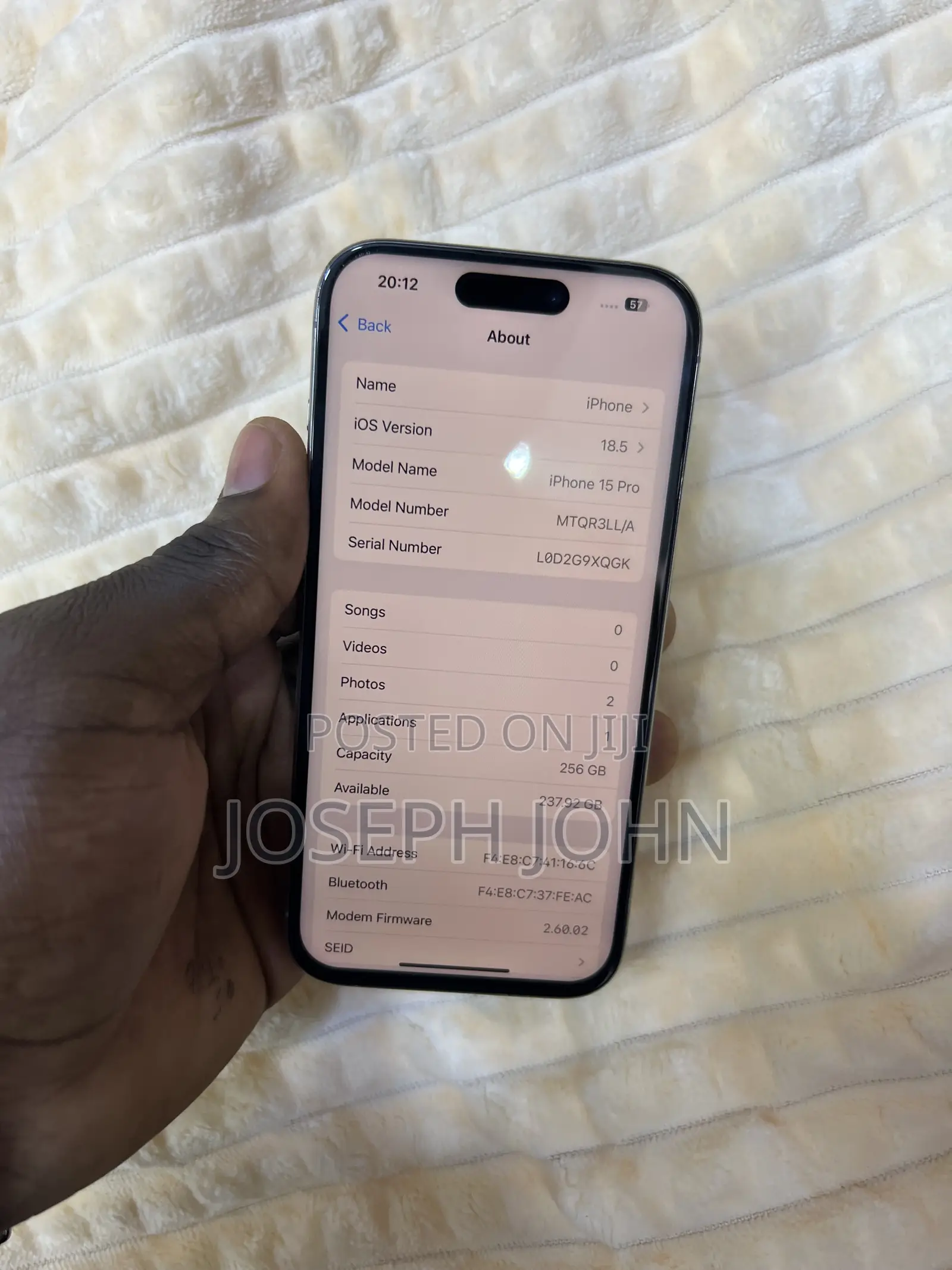 Apple iPhone 15 Pro 256 GB Gray