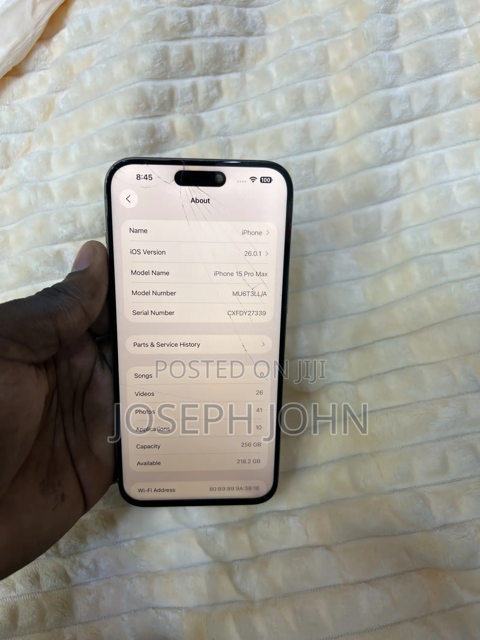 Apple iPhone 15 Pro Max 256 GB White