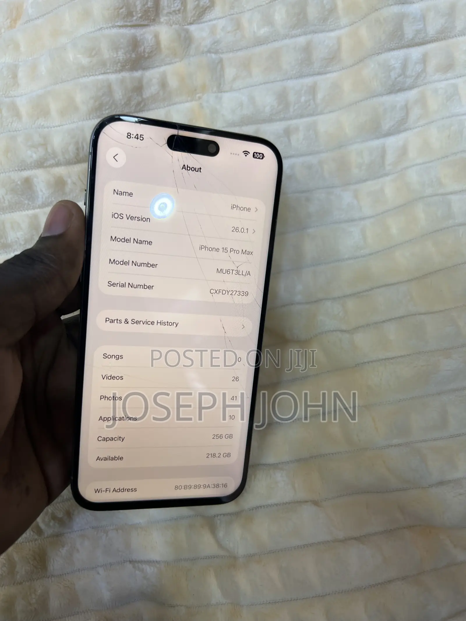 Apple iPhone 15 Pro Max 256 GB White