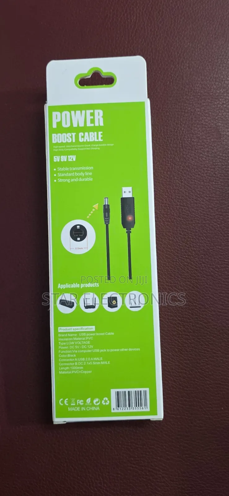 USB - Dc Power Boost Cable
