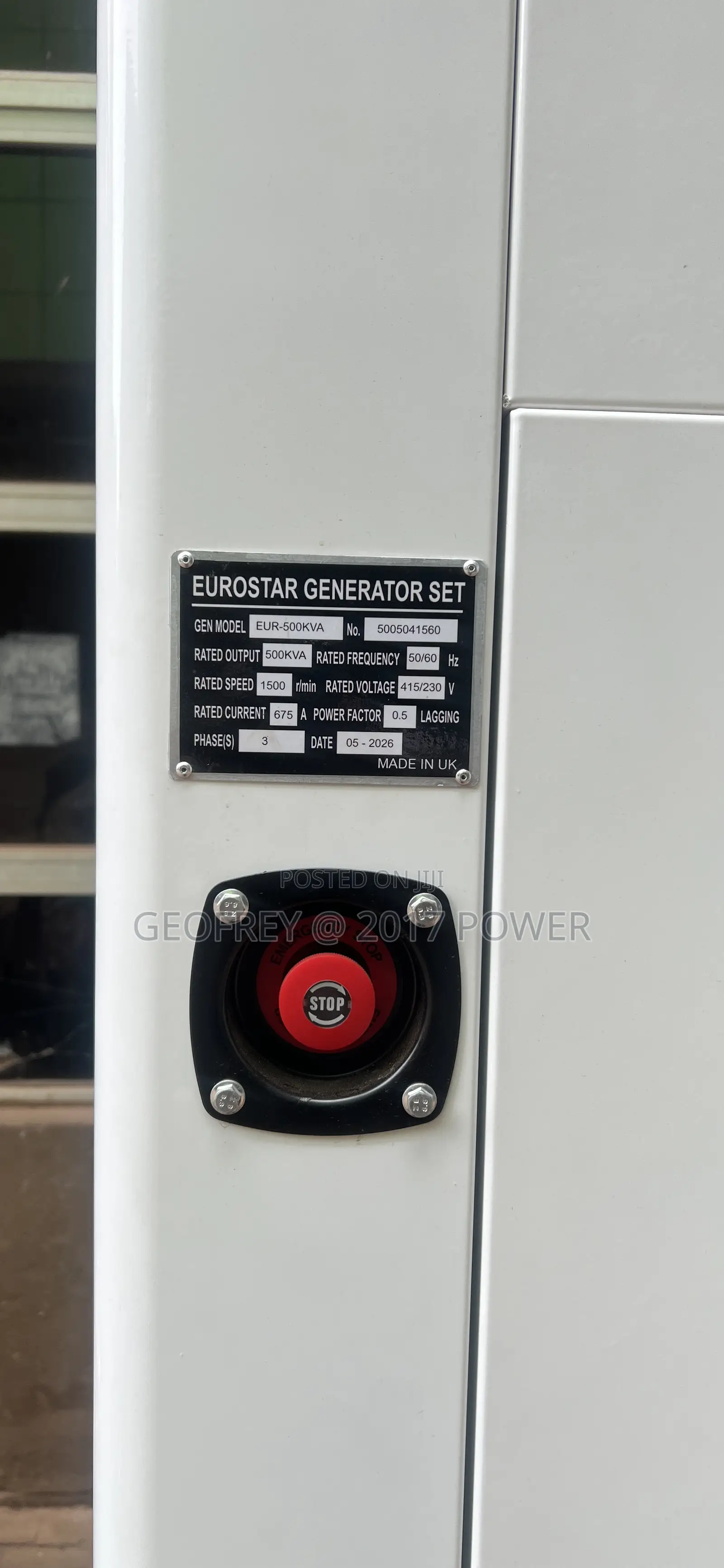 500kva Diesel Generator Brand New