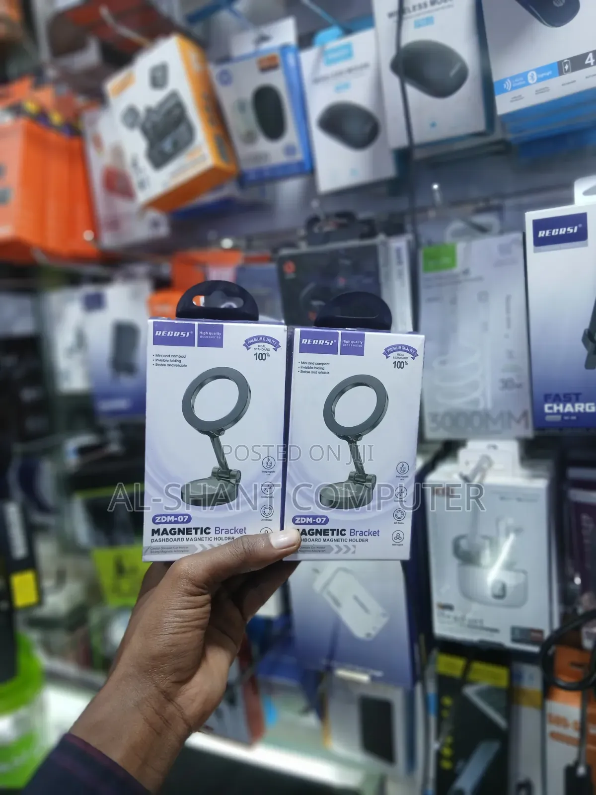 Recrsi Mag Etic Car Phone Holder/Magnetic Dashboard Holder