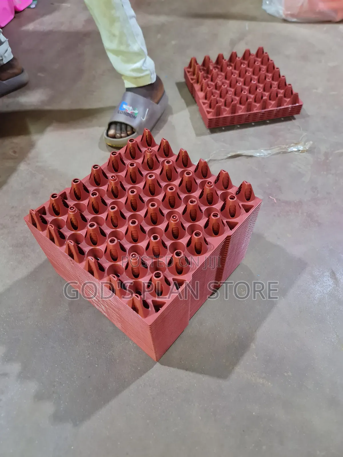 Poly Plastic Eggs Trays Plastic Eggs Trays 100pcs