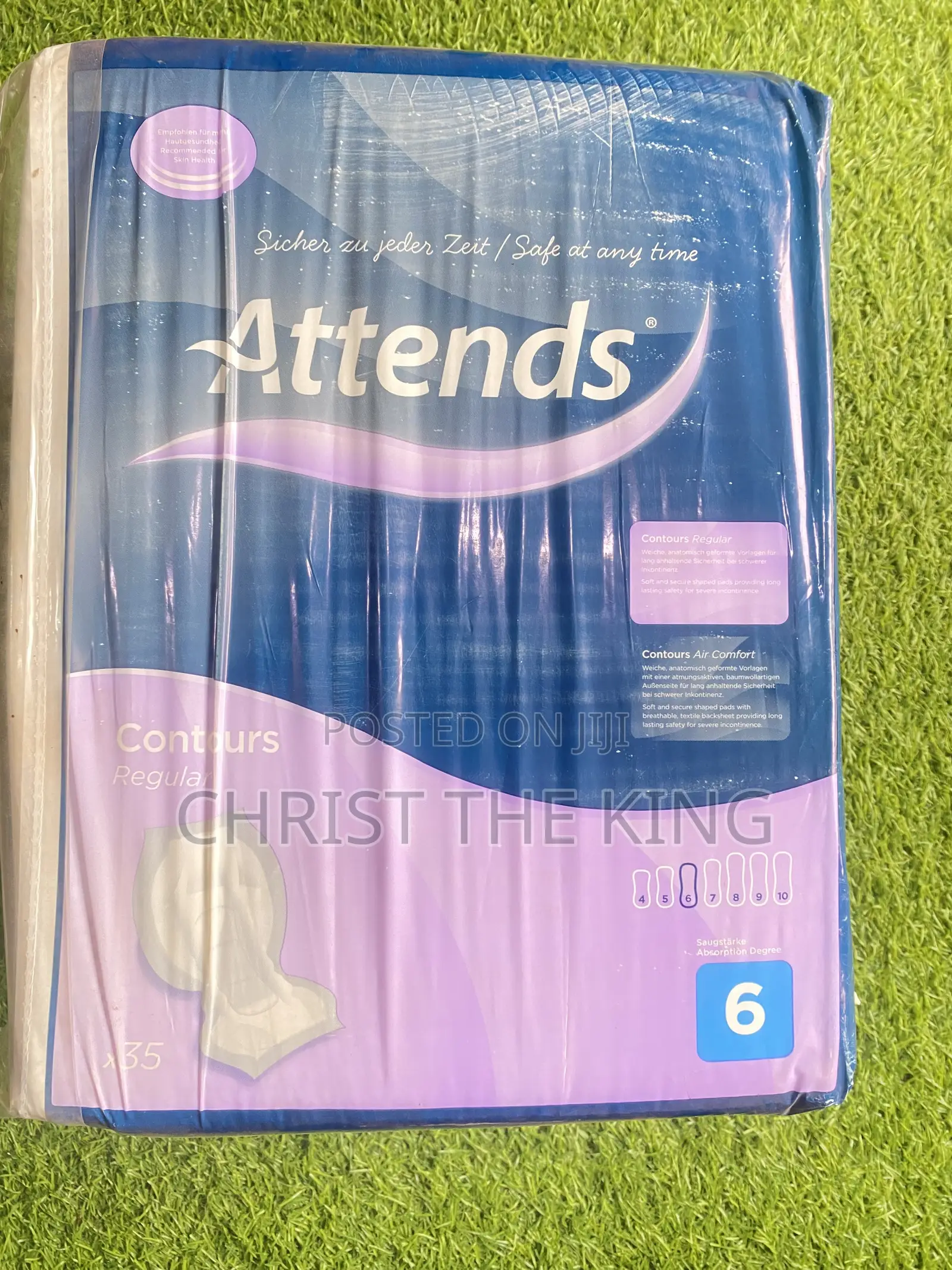 Attends Comfortable Adult Dippers - Size 6, 36 Pieces