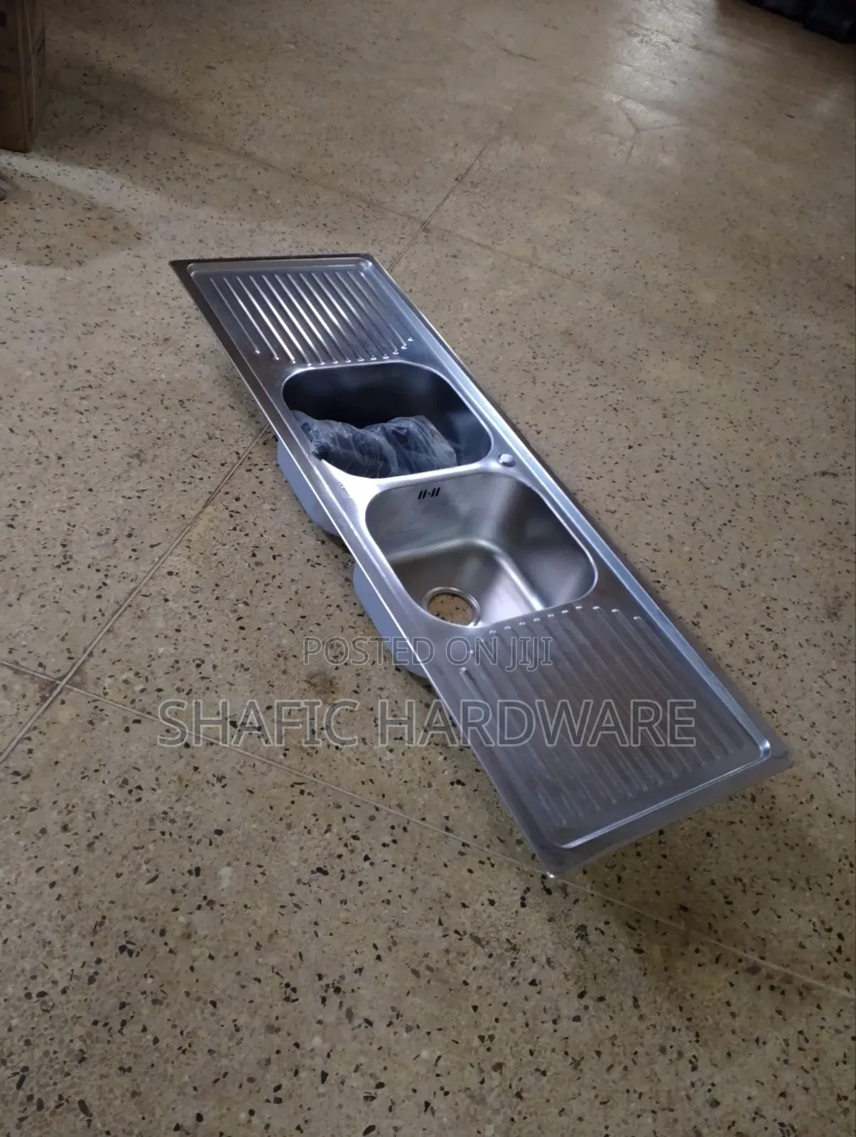 Kitchen Sink Heavy Duty Duble Try/Double Bowl With Trap/Liangdu