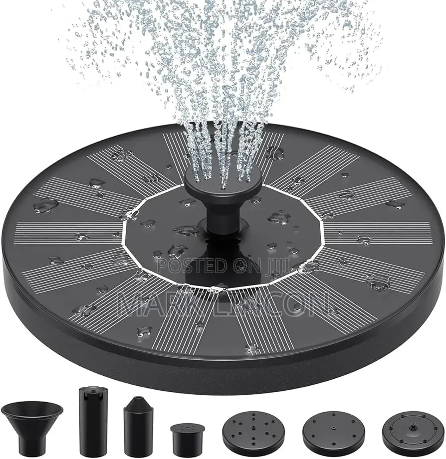 Garden Dream Floating Solar Water Fountain With 5 RGB LED Lights