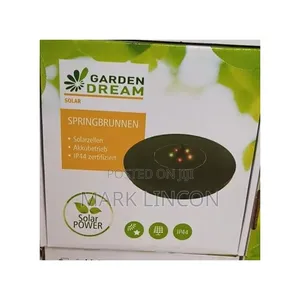 Garden Dream Floating Solar Water Fountain With 5 RGB LED Lights