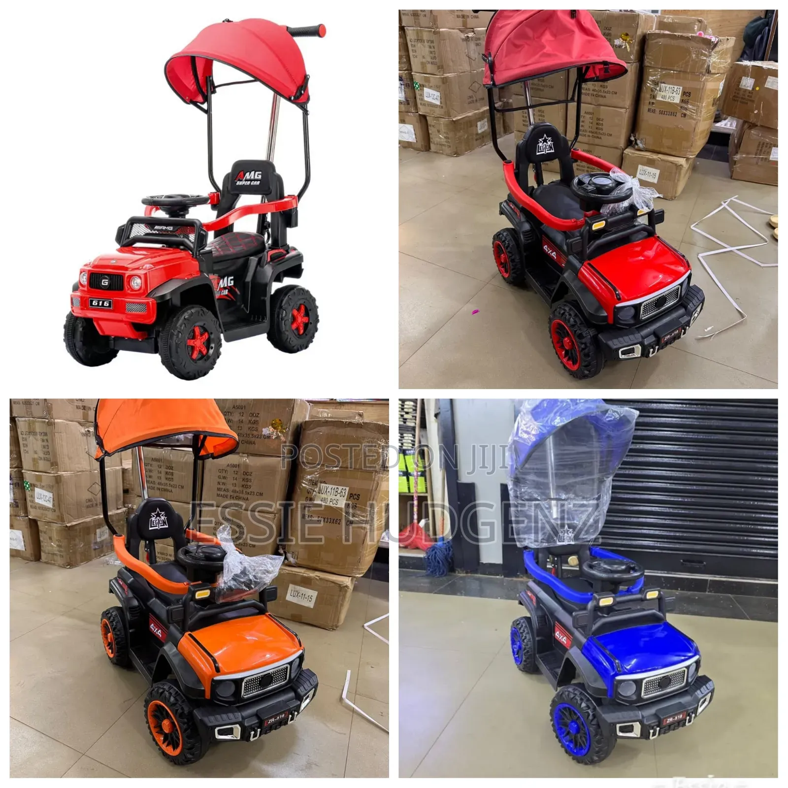 Ride on Toy Car With Canopy