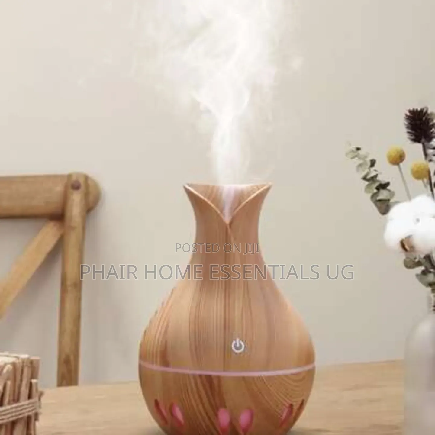 Ultrasonic Aroma Humidifier With Led Color Changing