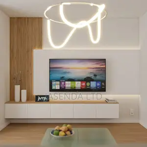 Full Wall TV Unit Floating With LED | TV Stand Wall Unit