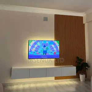 TV Wall Unit With LED | Floating TV Stand New