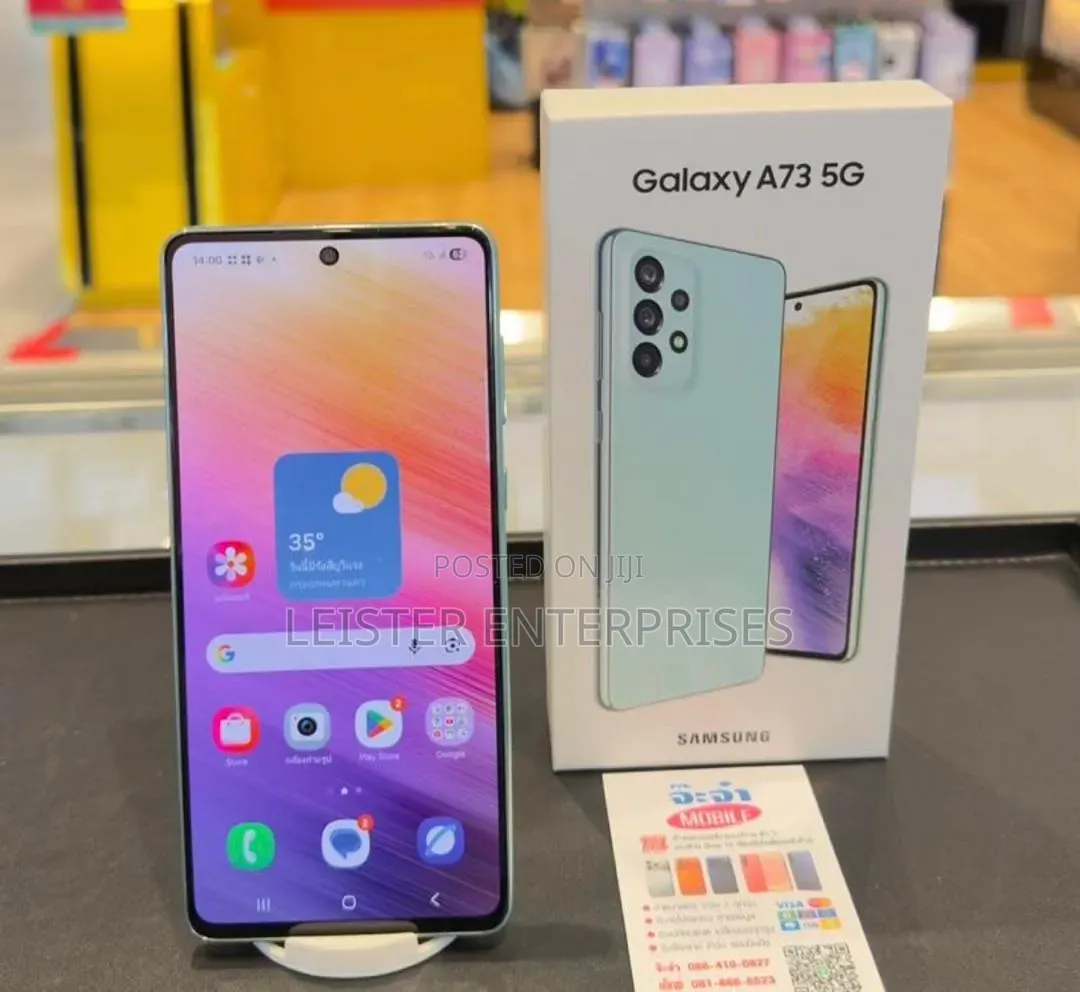 New Samsung Galaxy A73 5G 256 GB Green