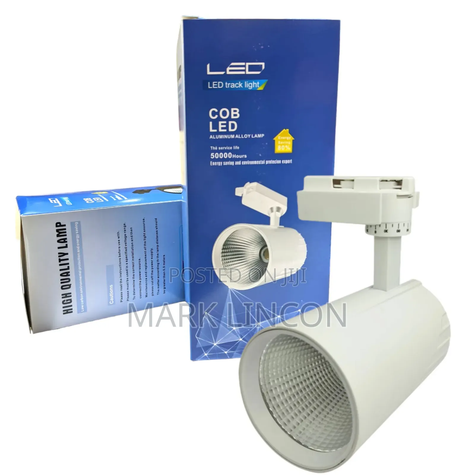 1pc Premium COB LED Track Light Aluminum Alloy Spotlight