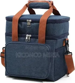 BRIVILAS Dual-Compartment Insulated Lunch Bag / Cooler Box,
