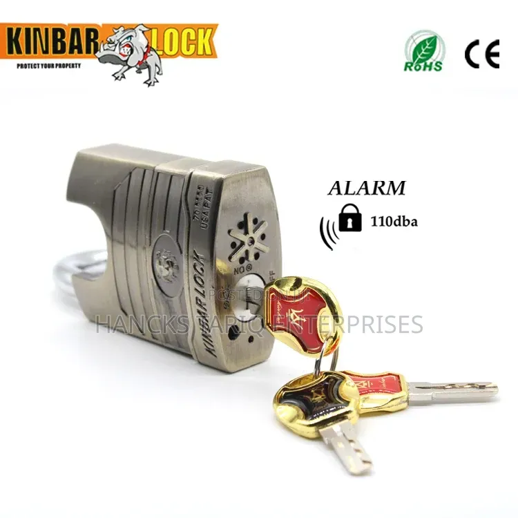 KINbar Alarm Padlock (70 Mm Model).