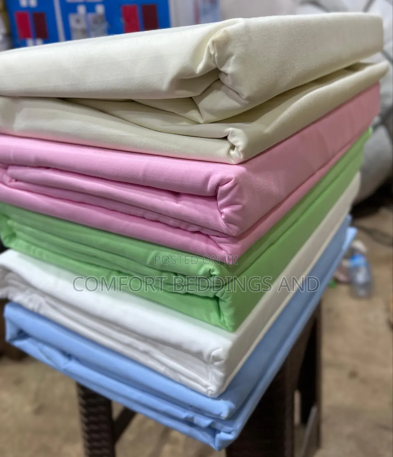 Two Pillowcase Bedsheets Cream