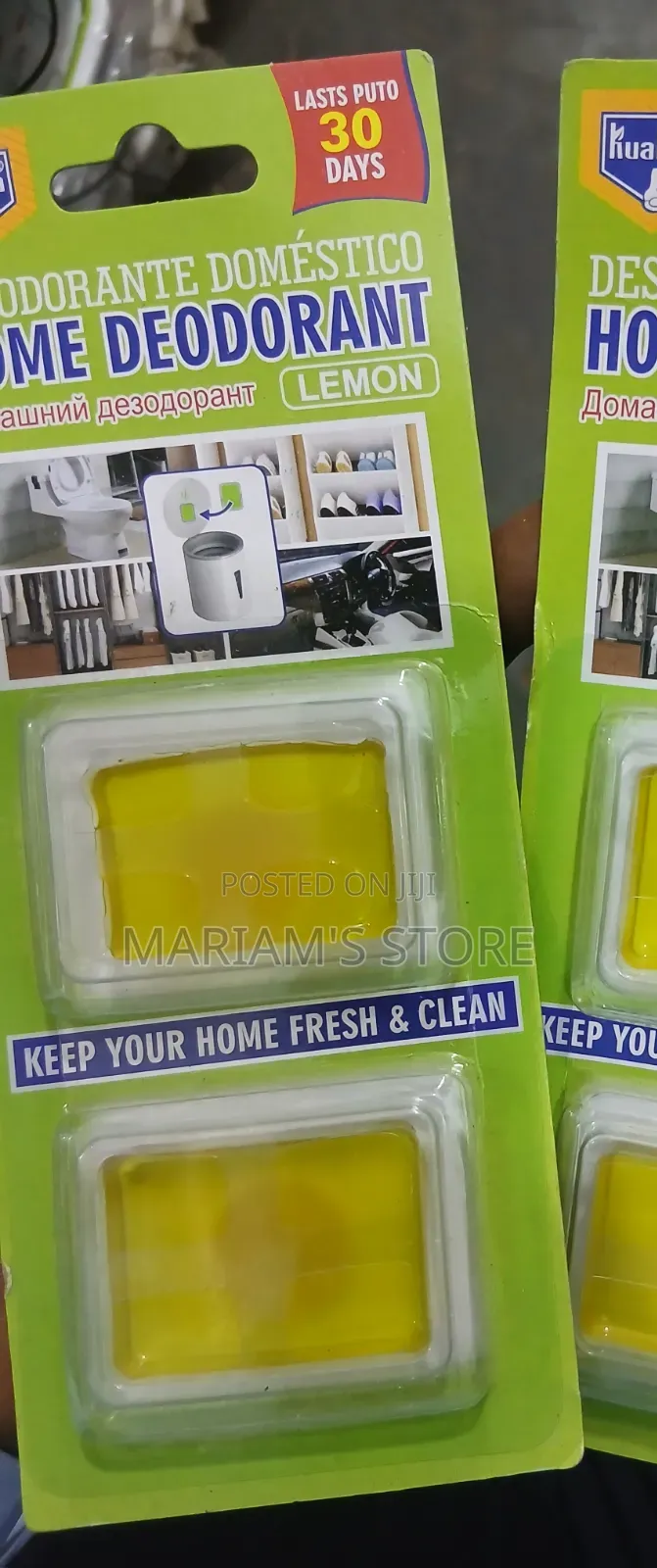 Stick-on Odor Eliminators for Garbage Bins, Bathrooms, or Closets