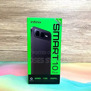New Infinix Smart 10 Plus 128 GB Silver