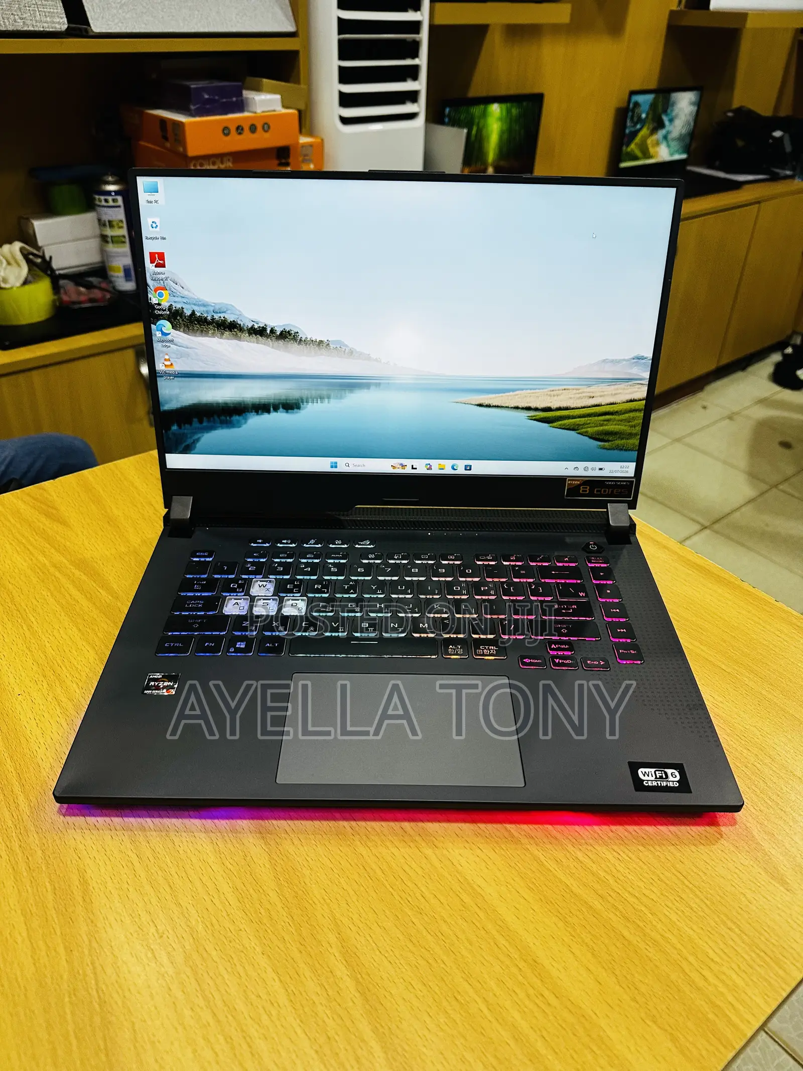 New Laptop Asus ROG Strix G15 G512 16GB AMD Ryzen 7 SSD 1T