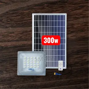 Blue Carbon 300W Solar Flood Light – Daylight Bright