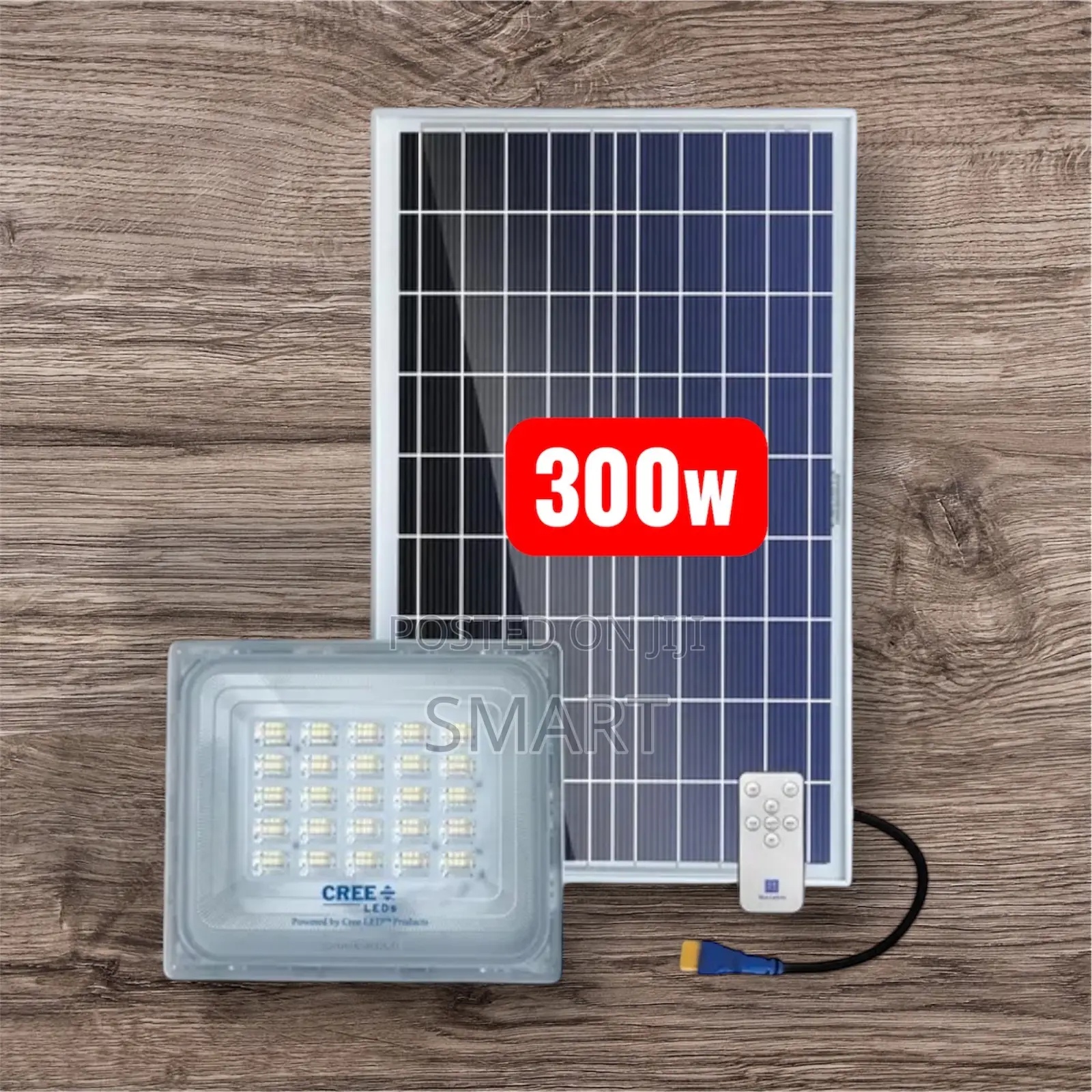 Blue Carbon 300W High Lumen Solar Flood Light