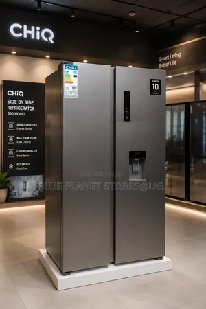 CHiQ 560Litres Side by Side Door Fridge With a Dispenser \\ CSS56NTIP3
