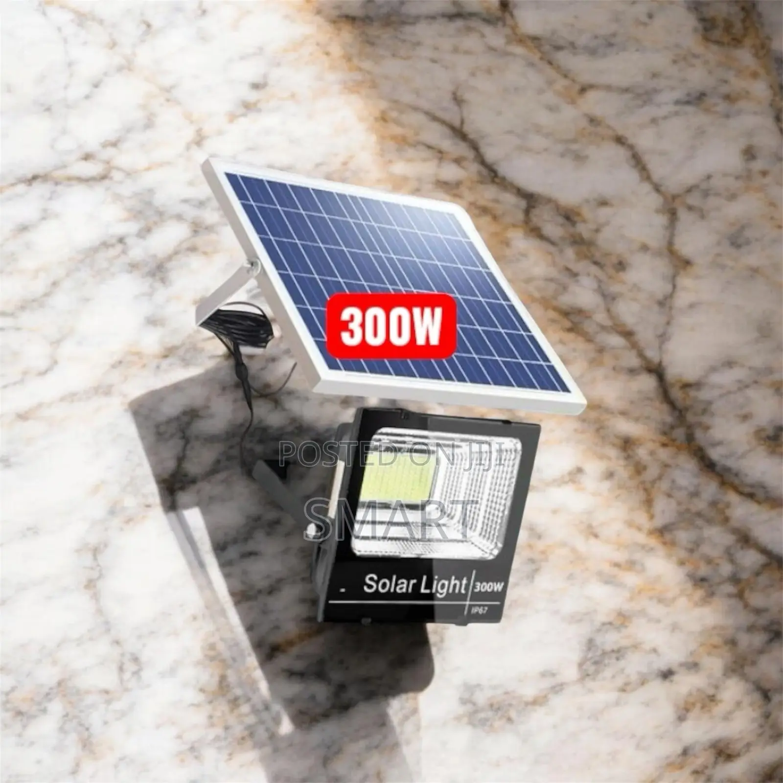 300W Heavy-Duty Solar Security Flood Light