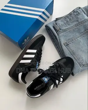 Adidas Samba Black Simple Sneakers