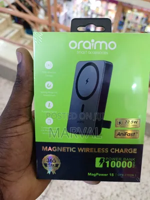 Oraimo MagPower 15 Portable Power Bank.
