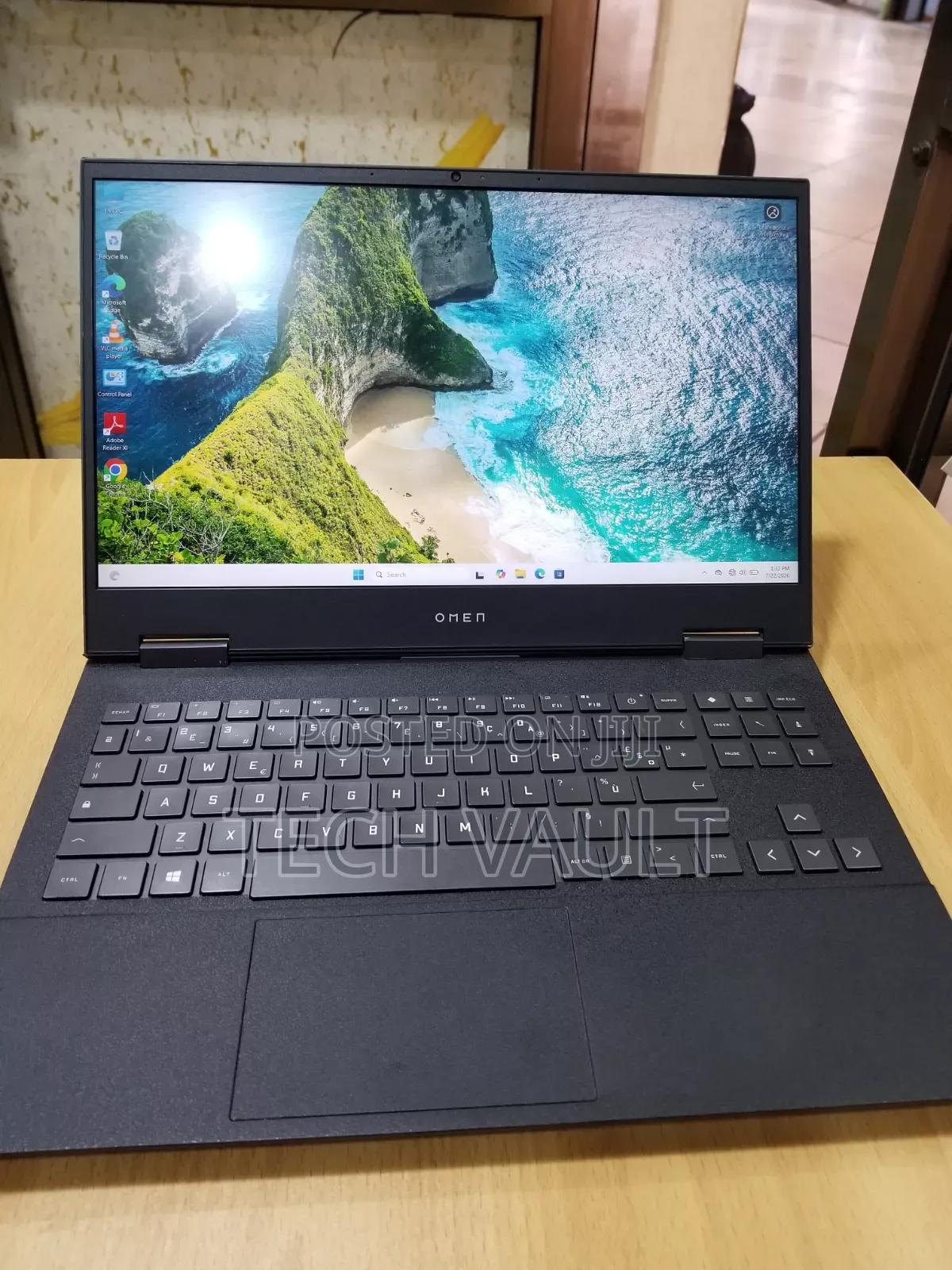 New Laptop HP Omen 15-dh002nr 16GB Intel Core i7 SSD 512GB