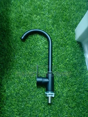 Sink Tap Black and Silver Heavy Good Quality (All Types)