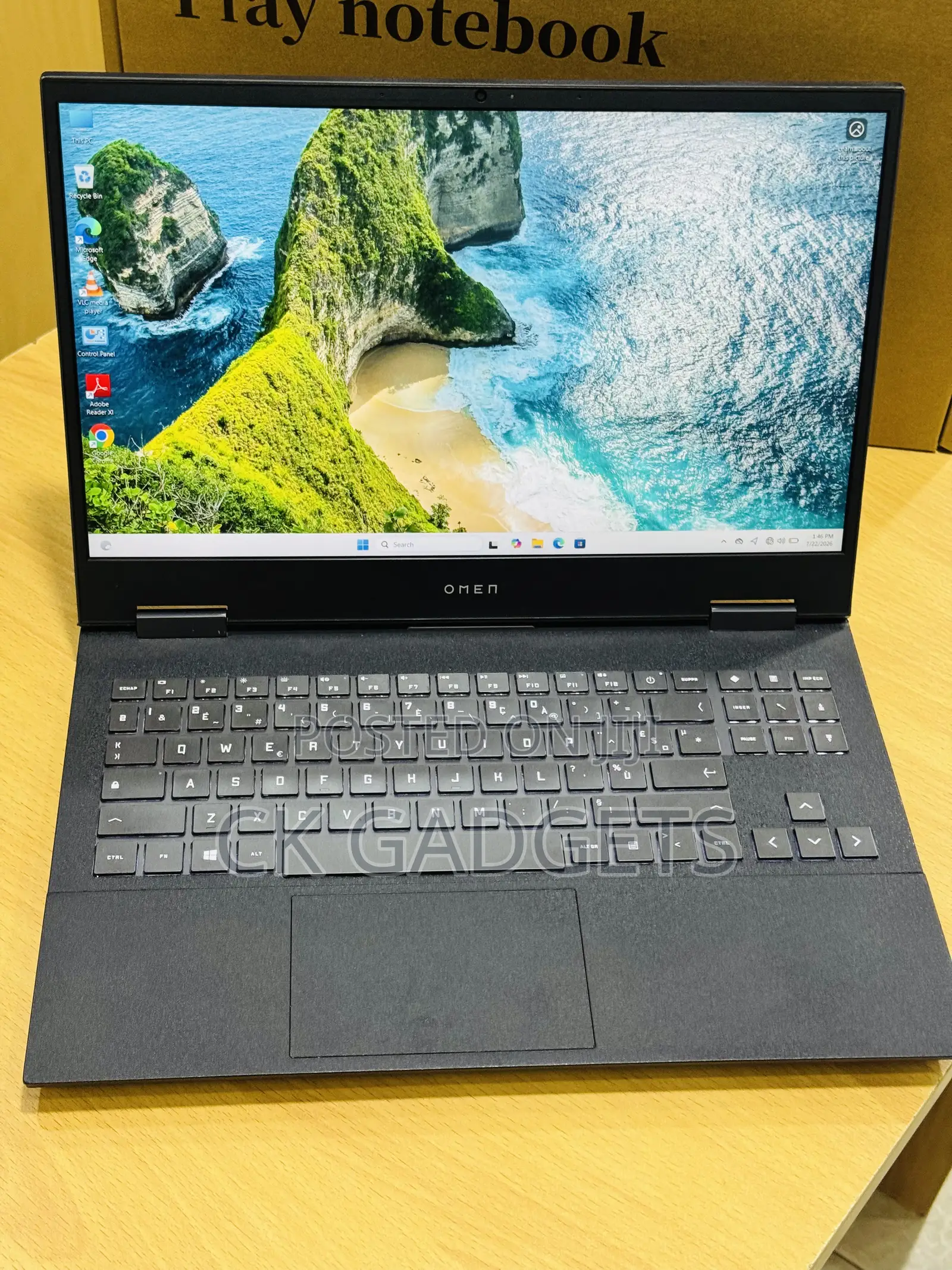 New Laptop HP Omen 15 16GB AMD Ryzen 5 SSD 512GB