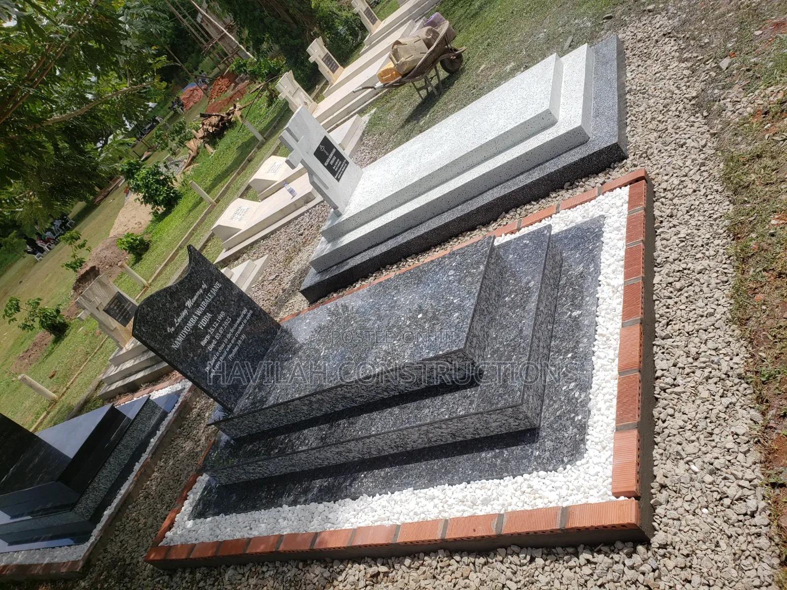 Grave Finishing in (Granite/Marble) and Terrazzo