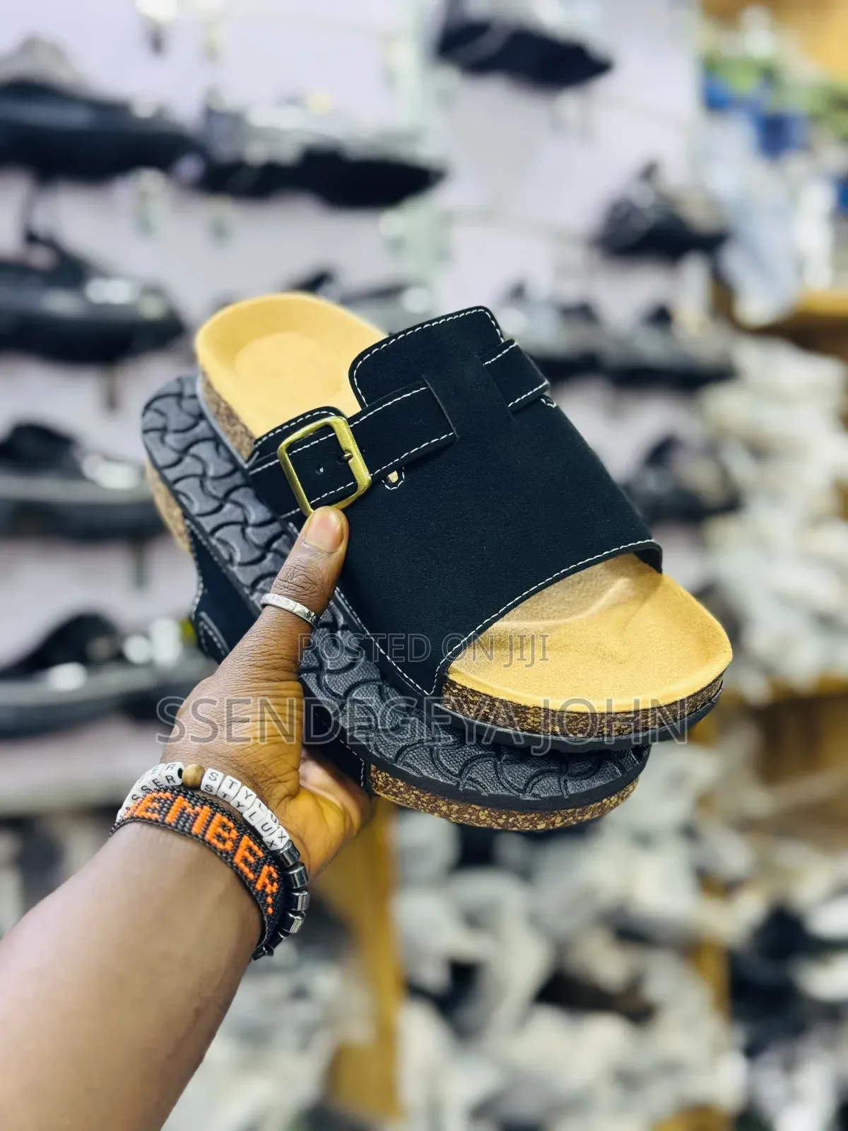 Cork-Sole Sandals