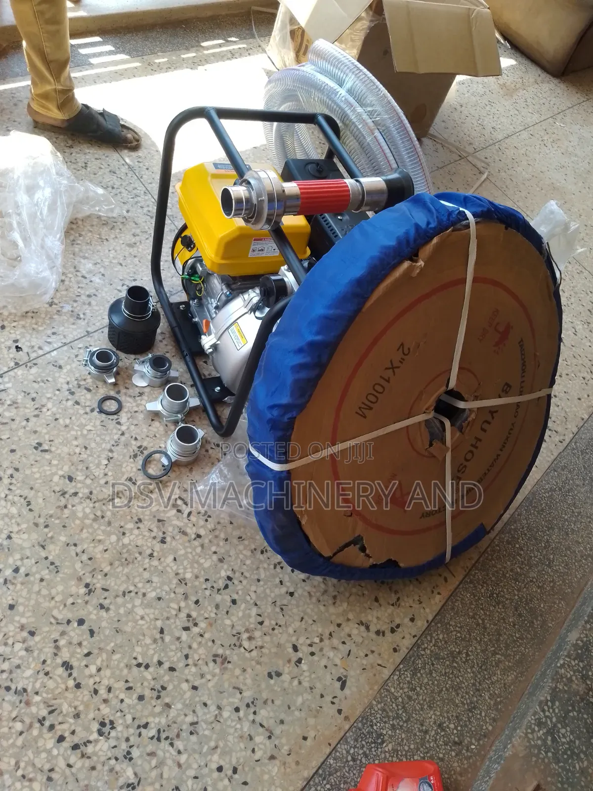 Irrigation System High Pressure Pump 100m Delivery Nozzle Suction