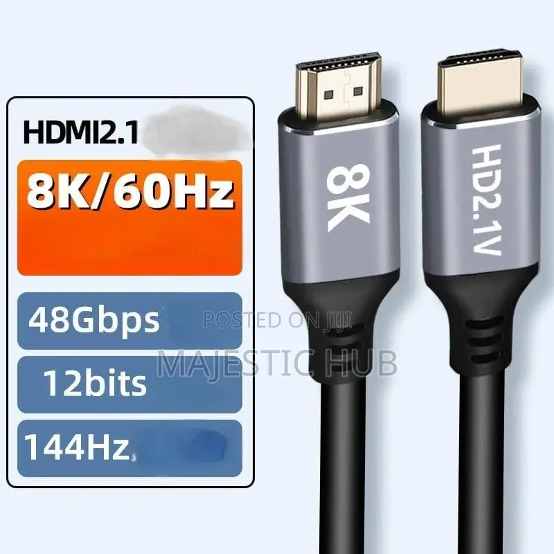  HDMI 2.1 Cable – 3M High-Speed 48Gbps UHD Cable