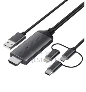 3-in-1 HDMI Cable Adapter – Type-C / Micro USB / Phone MHL to HDMI