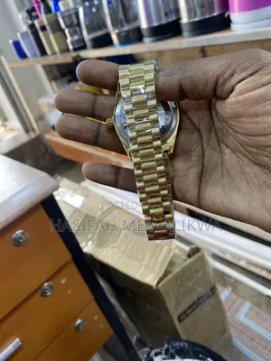 Golden Rolex Watch