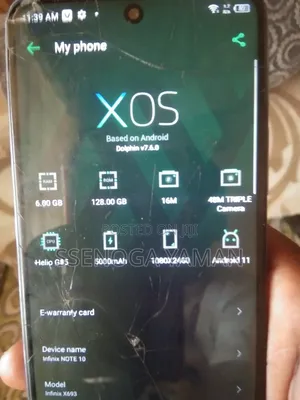 Infinix Note 10 128 GB Blue
