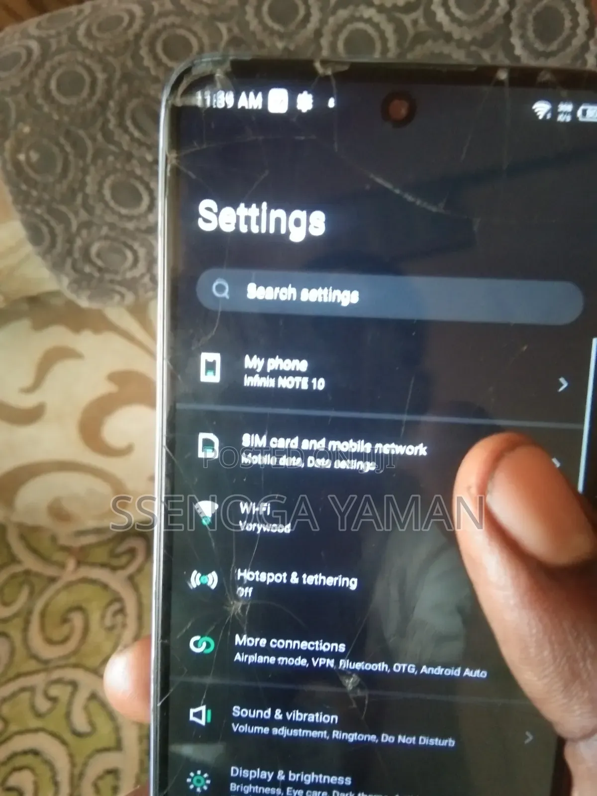 Infinix Note 10 128 GB Blue