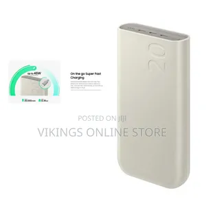 20,000 mAh USB C 45W PD Superfast Charging Power Bank 20000mah