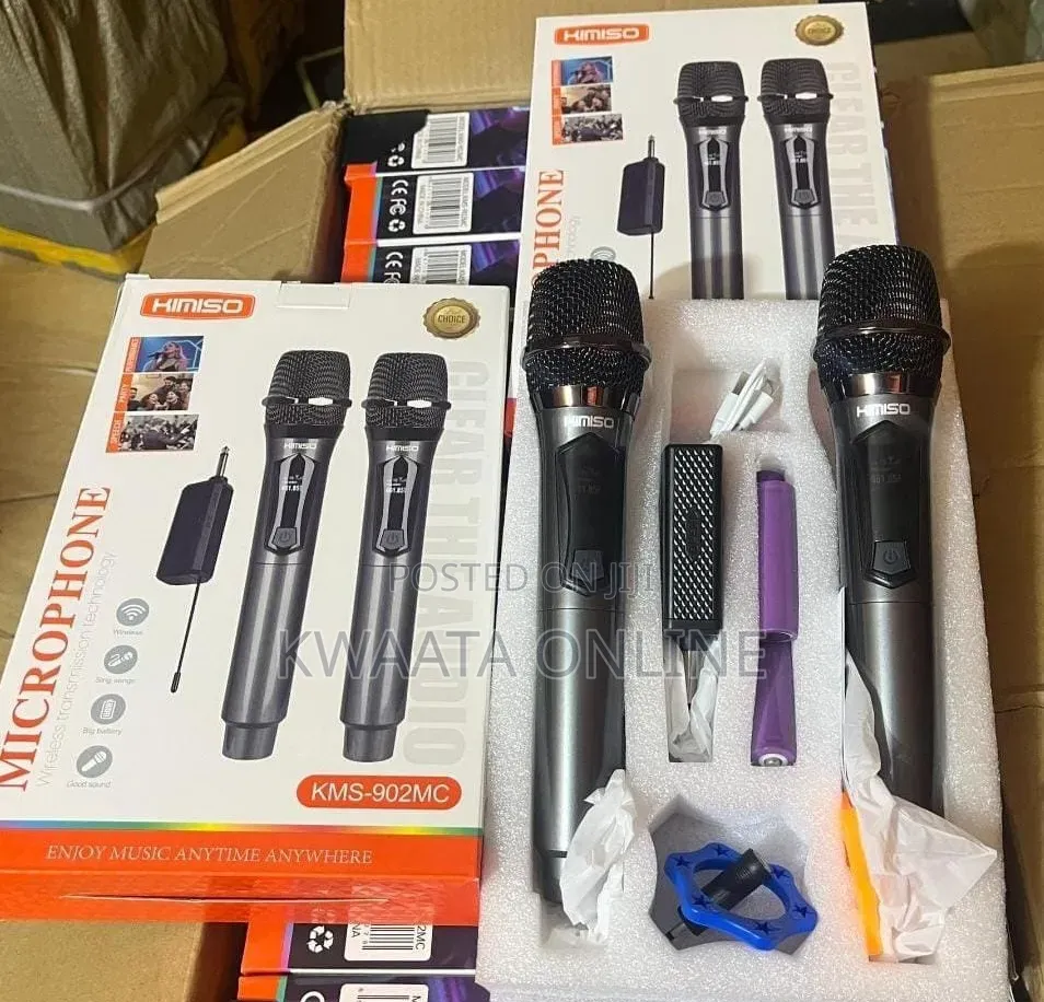 Kimiso Professional UHF Wireless Microphones Wz DSP Noise Cancellation